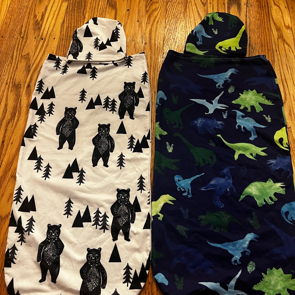 Kids Pajamas with Bear and Dinosaur Prints